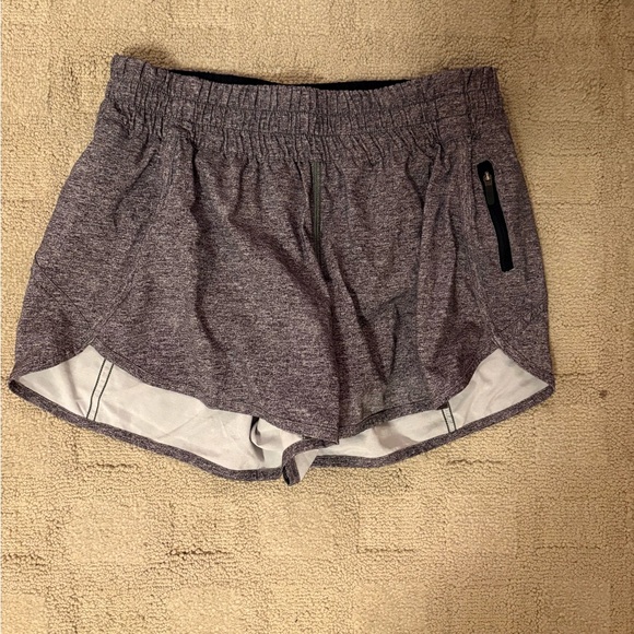 lululemon athletica Charcoal Athletic Tracker Shorts - Picture 1 of 3